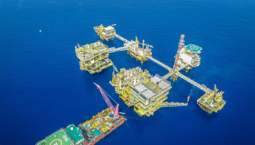 Aerial View of Complex Platform